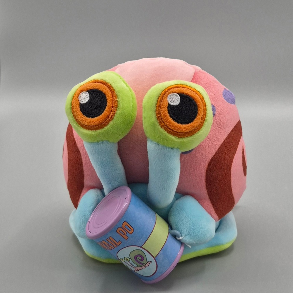 Nickelodeon SpongeBob SquarePants Gary the Snail Plush Toy Zuru Snail Po Pink